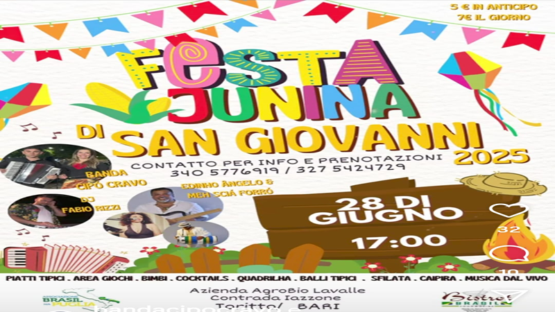 🎉 Festa Junina di San Giovanni 2025